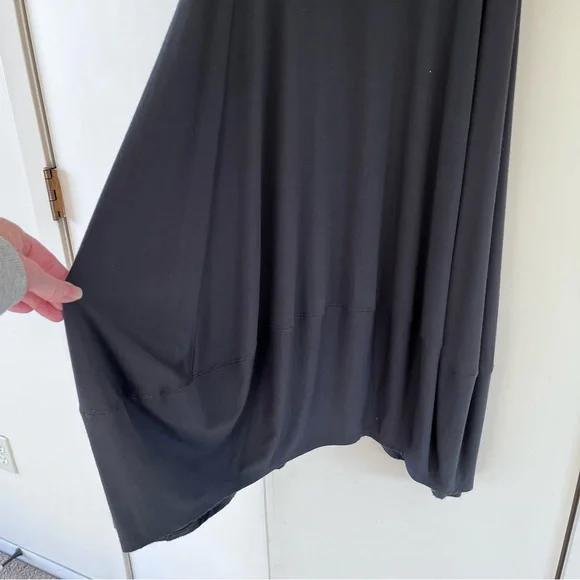 Eileen Fisher Gray Sleeveless Lantern Dress with Bubble Hem Size XS - Picture 5 of 10